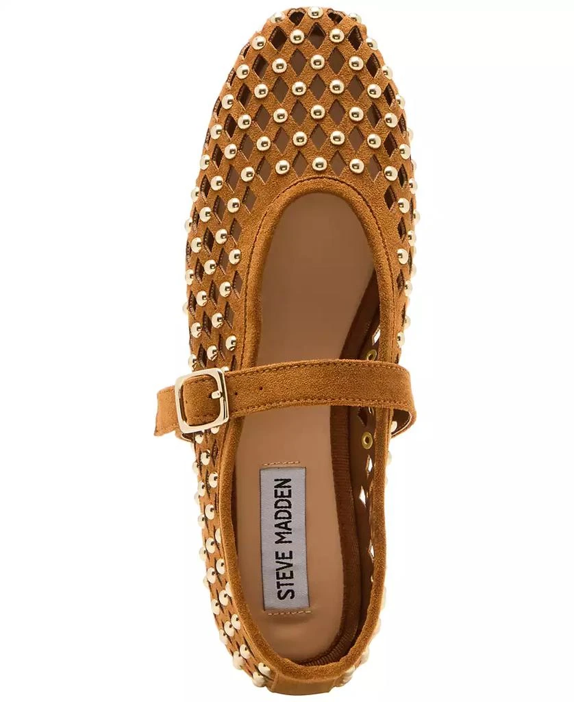 Steve Madden Women's Dreaming Studded Mary Jane Flats 4