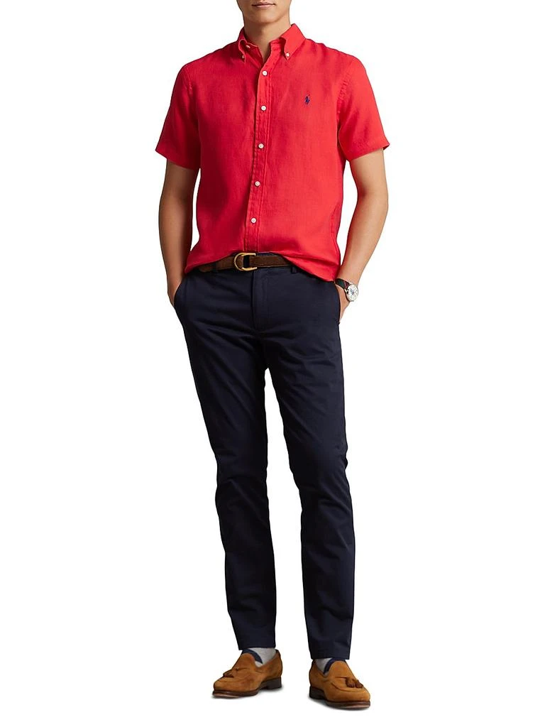 Ralph Lauren Classic-Fit Short-Sleeve Linen Shirt 2
