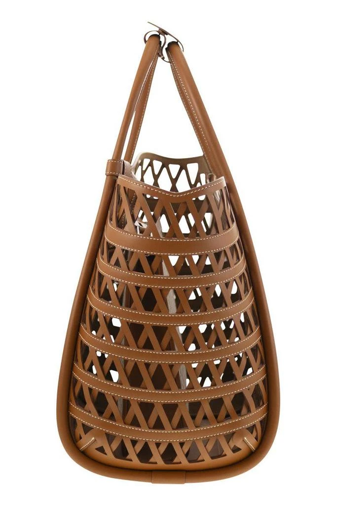 Max Mara Max Mara Marinesweaving - Marine Small Woven Leather Bag 3
