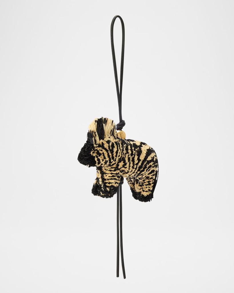 【LOEWE】アニマルシェイプチャーム 新作☆LOEWE フェルトとカーフスキンのハムスターチャーム