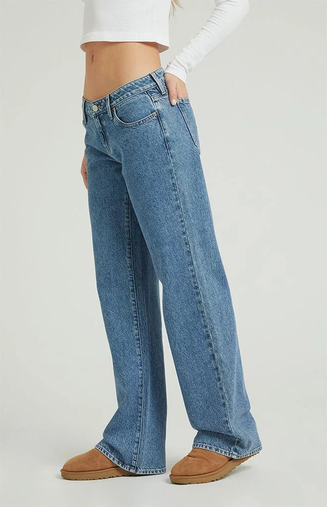 PacSun Zoe Low Rise Girlfriend Jeans Medium Wash 3