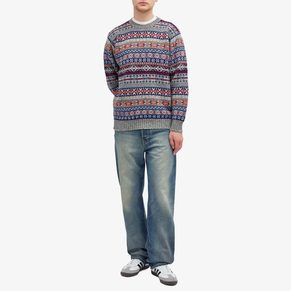 Jamiesons of Shetland Jamieson's of Shetland Fair Isle Crew Knit 4