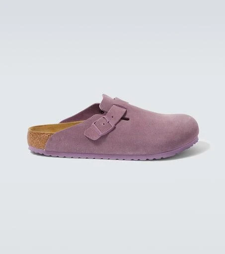 Birkenstock Boston suede clogs 1