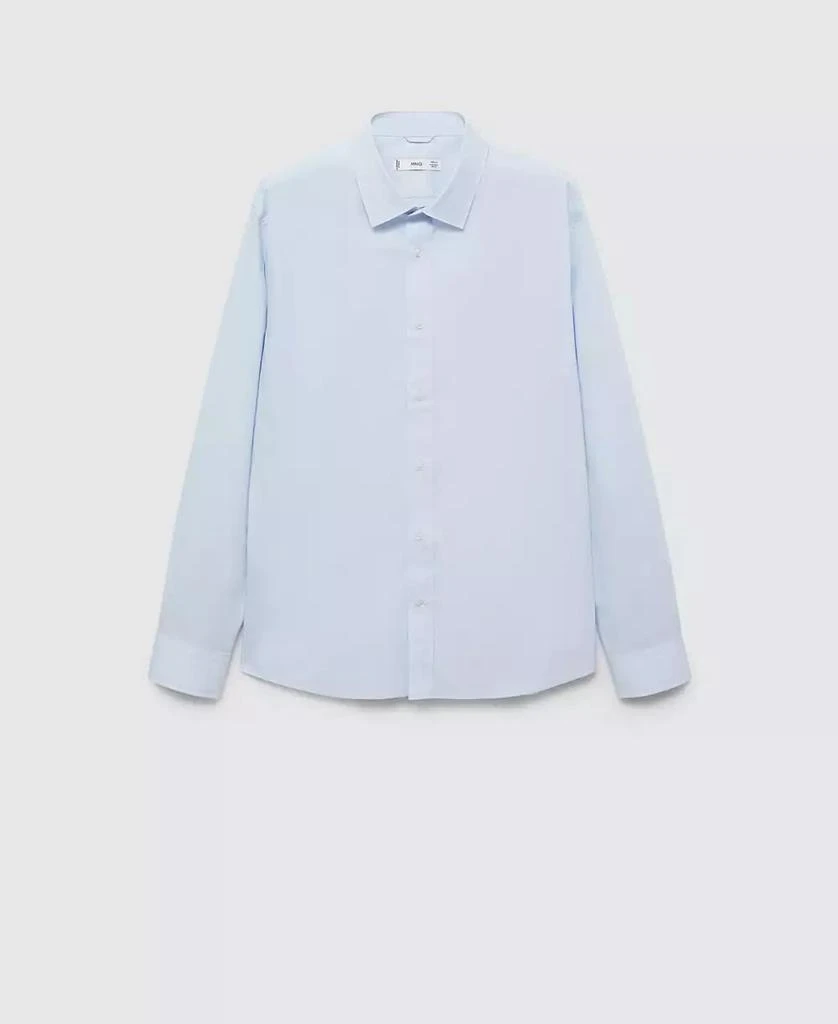 Mango Men's Cotton Long-Sleeved Shirt 3