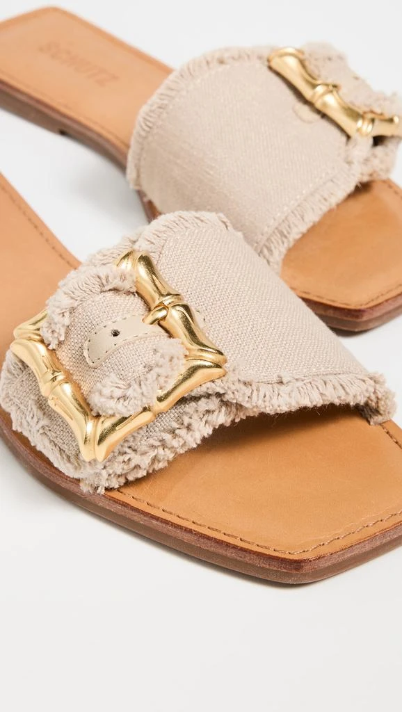 Schutz Enola Flat Sandals 5