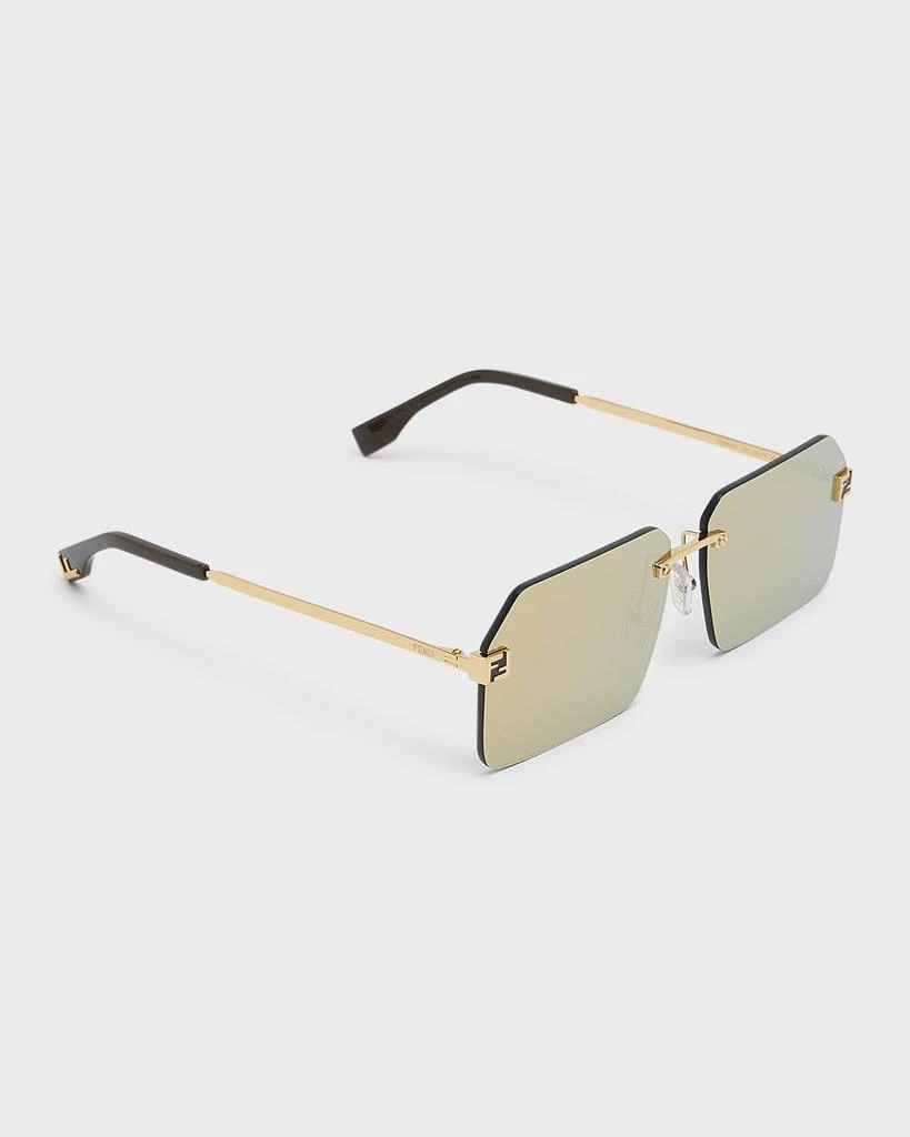 Fendi Men's FF-Monogram Square Sunglasses 1