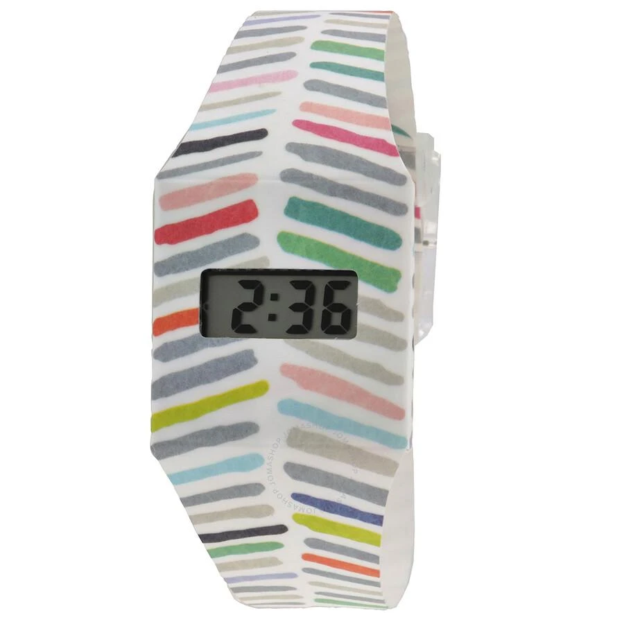 Pappwatch Zag Zig Paperlike Quartz Digital Unisex Watch ILP27921 1