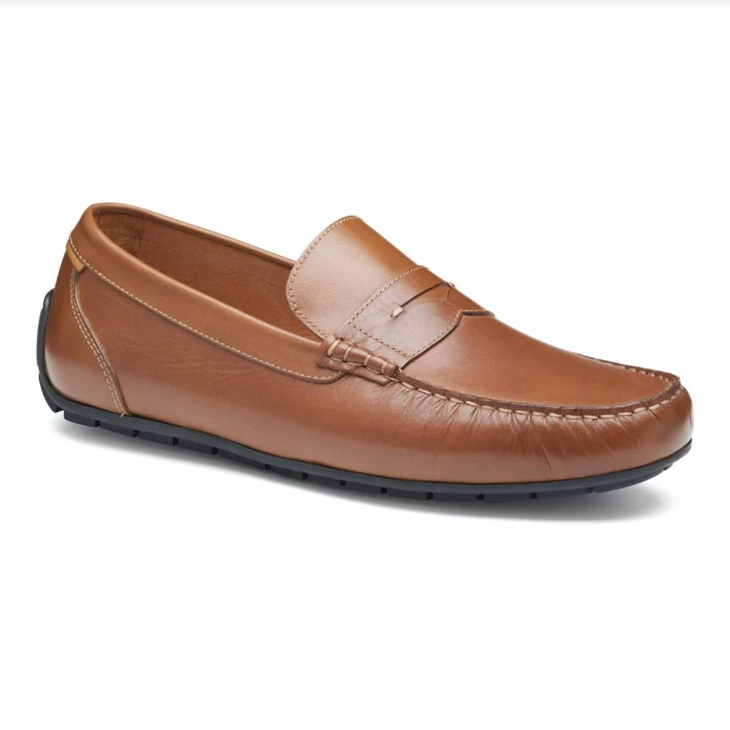 Clarks Markman Way Dark Tan Leather Loafer Slip On Shoes 9.5M Clarks Men main image 2