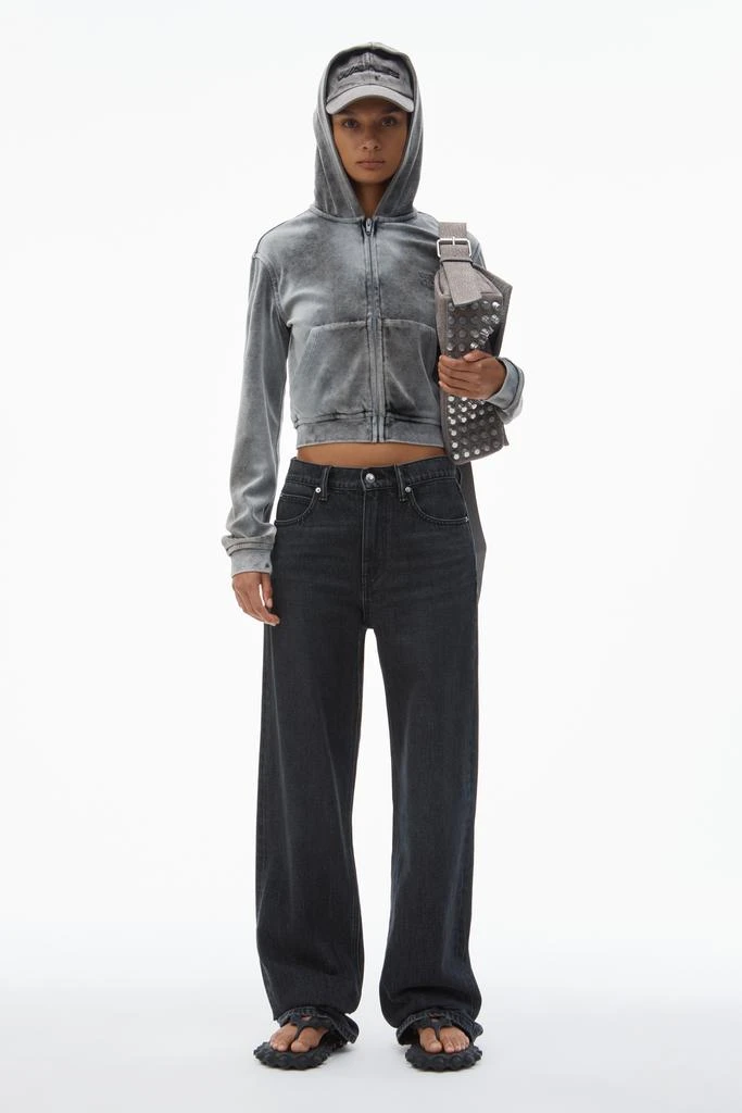 Alexander Wang EZ Mid Rise Jeans With Logo Pocket 1