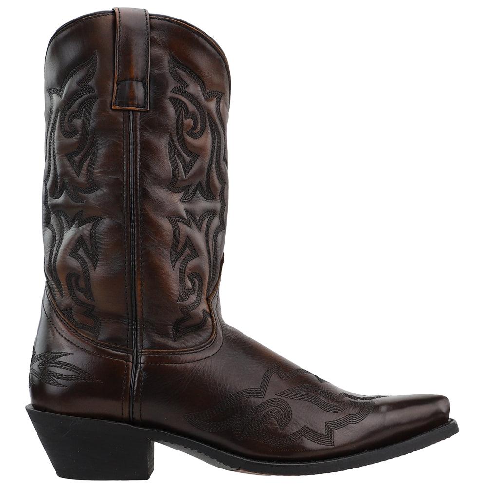 Laredo Hawk Embroidered Snip Toe Cowboy Boots