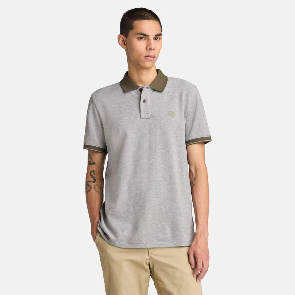 Timberland Men's Oyster River Short-Sleeve Oxford Polo Shirt 1