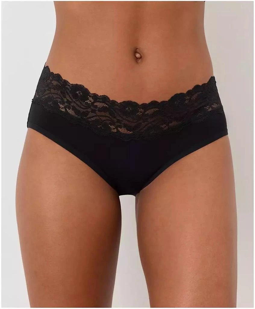 Pact Women
s Lace Waist Brief 3-Pack