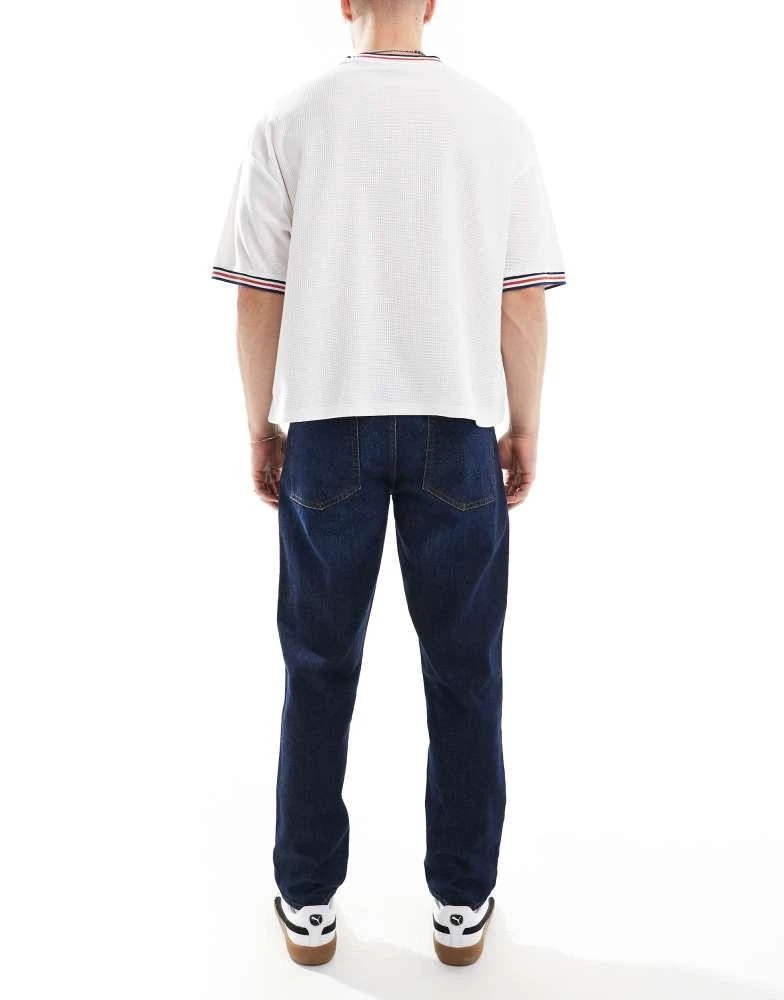 ASOS ASOS DESIGN classic rigid jean in dark wash blue 2