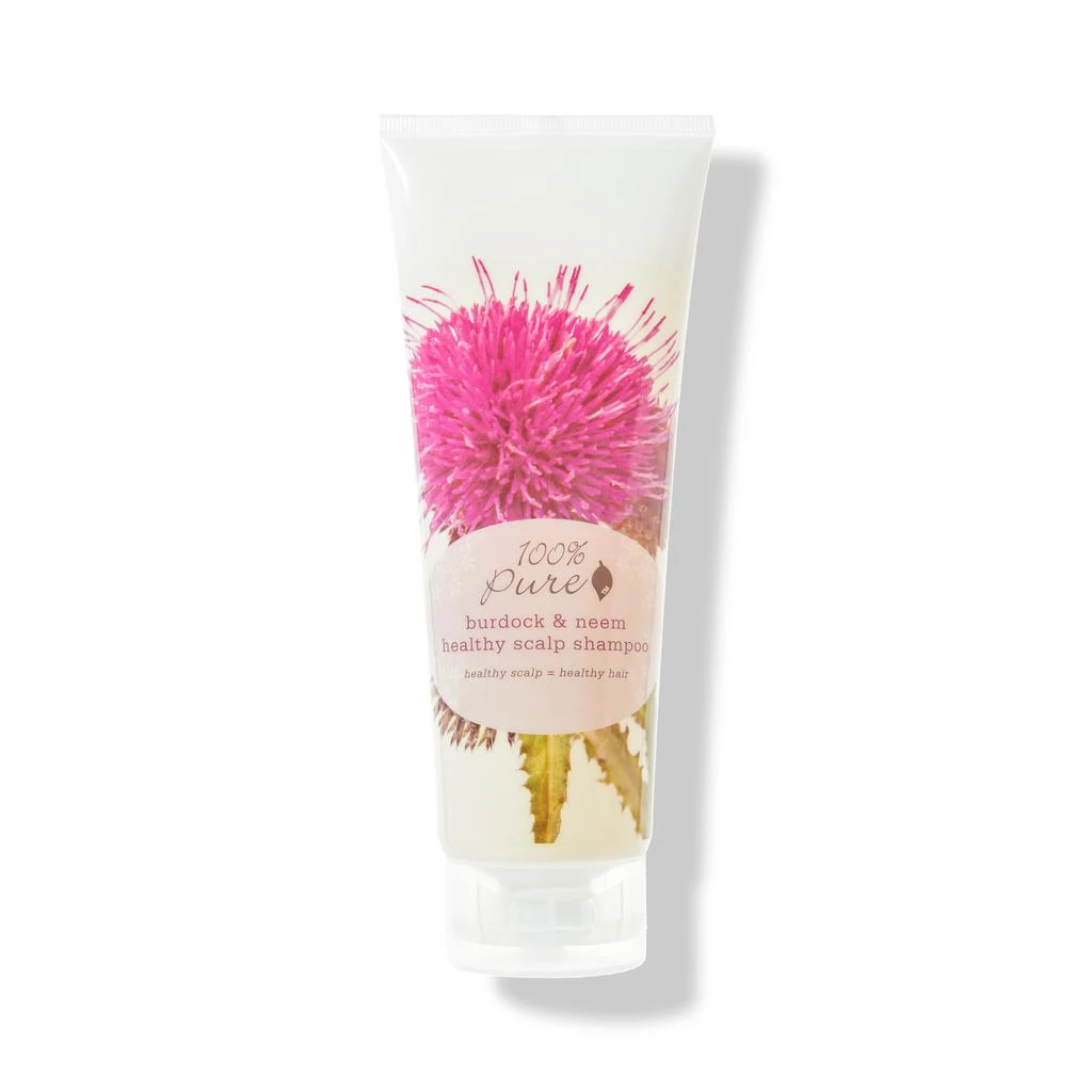 100% Pure Burdock & Neem Healthy Scalp Shampoo, 8Oz 1