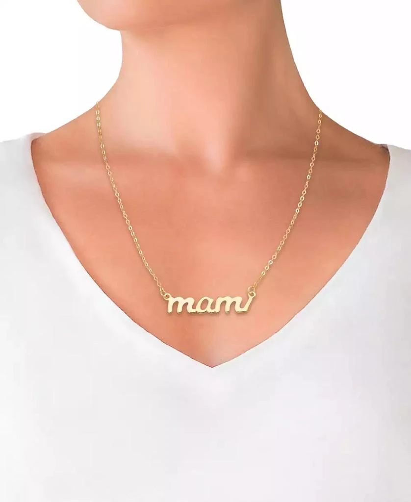 Macy's Mami Pendant Necklace in 10k Yellow Gold, 18" 2