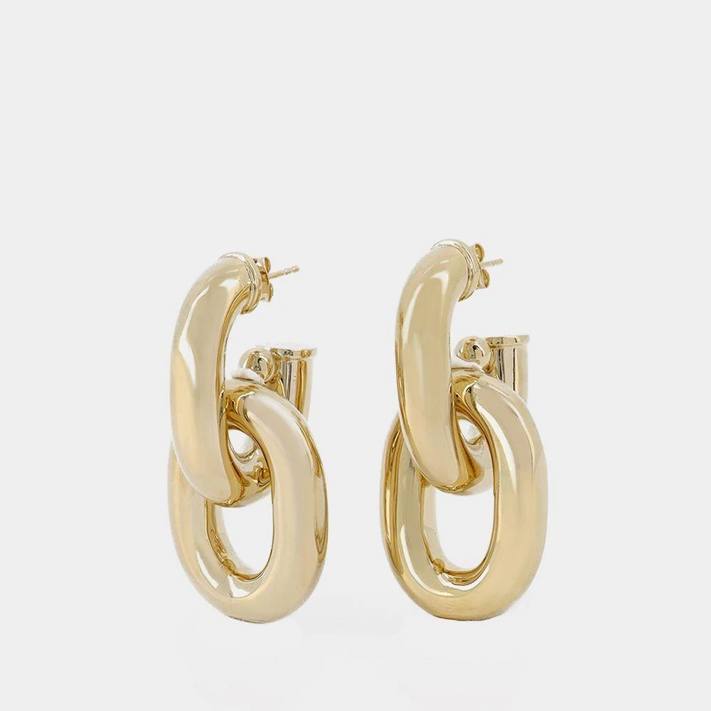 Paco Rabanne XL LINK DOUBLE HOOP EARRINGS 1