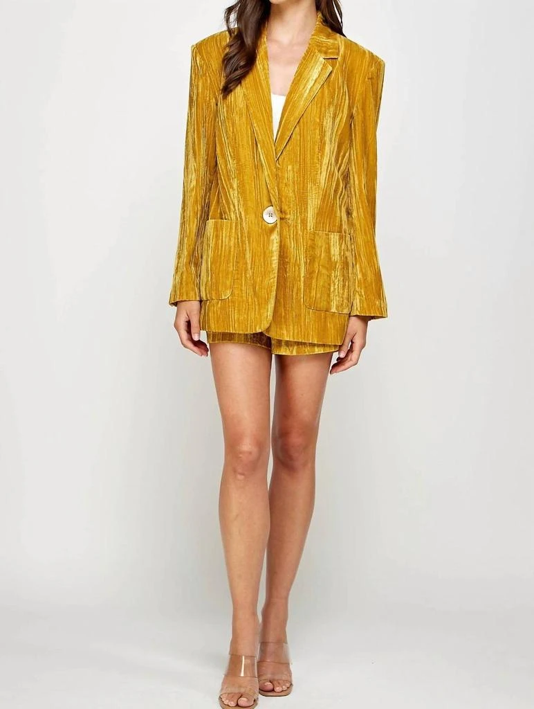 ELLISON Ellison - Evening Glow Velvet Blazer