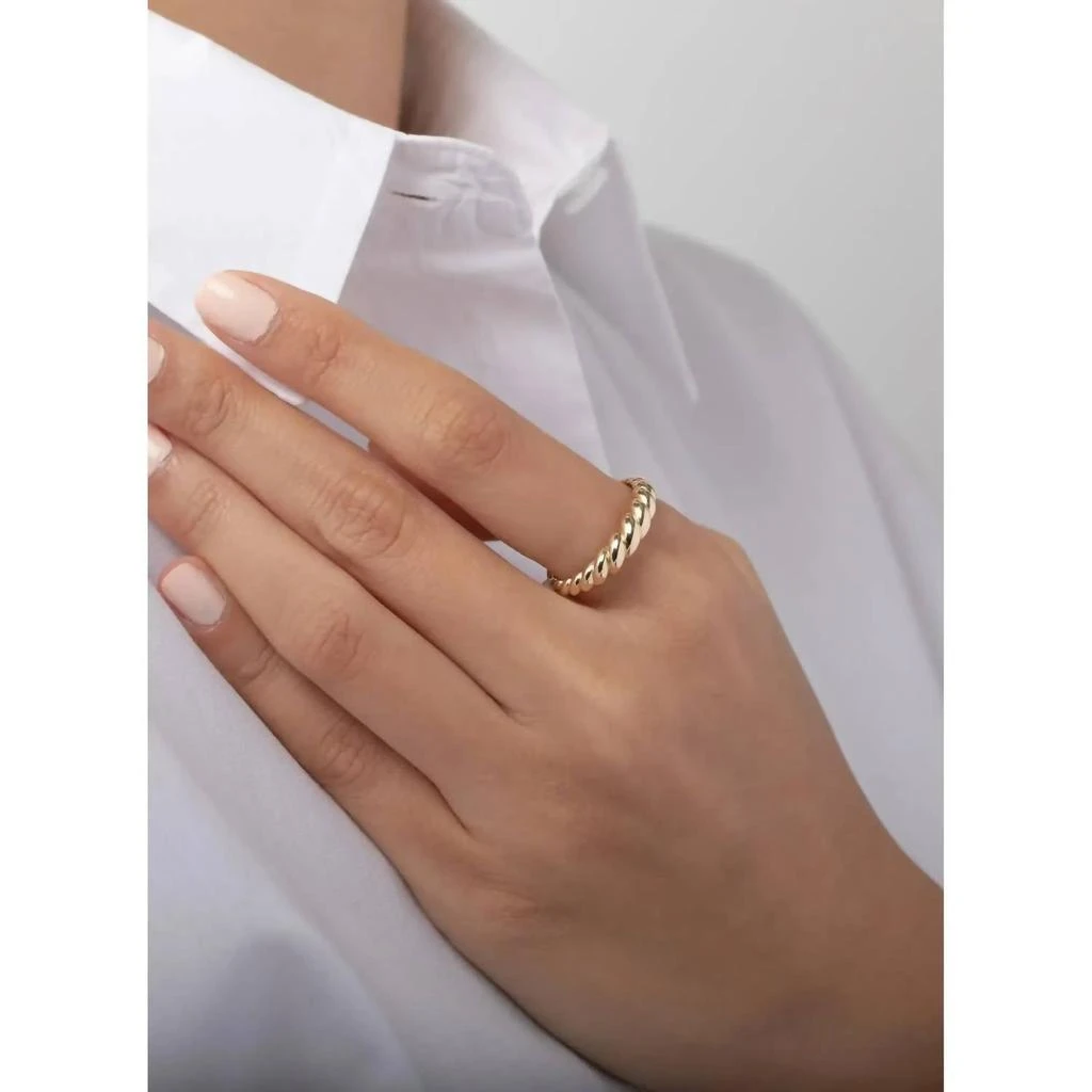 Zoe Lev Zoe Lev - 14k Gradient Twist Ring 3