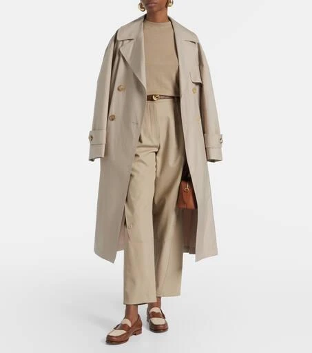 Max Mara Logo leather and suede mocassins 3