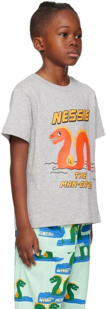 Mini Rodini Kids Gray 'Nessie' T-Shirt 2