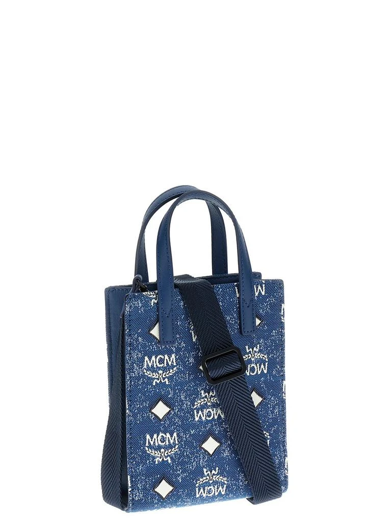 MCM MCM Aren Denim Mini Tote Bag 2