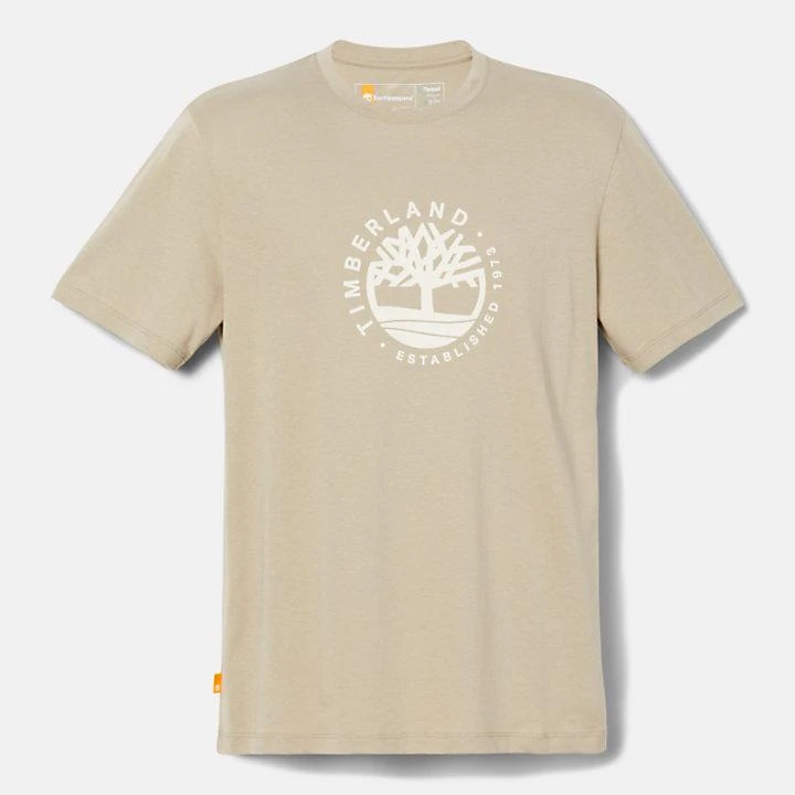 Timberland Refibra™ Logo Graphic Tee for Men in Light Green 3