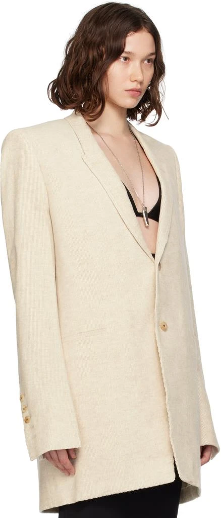 Rick Owens Off-White Concordians Dirt Tailored LS Blazer 2