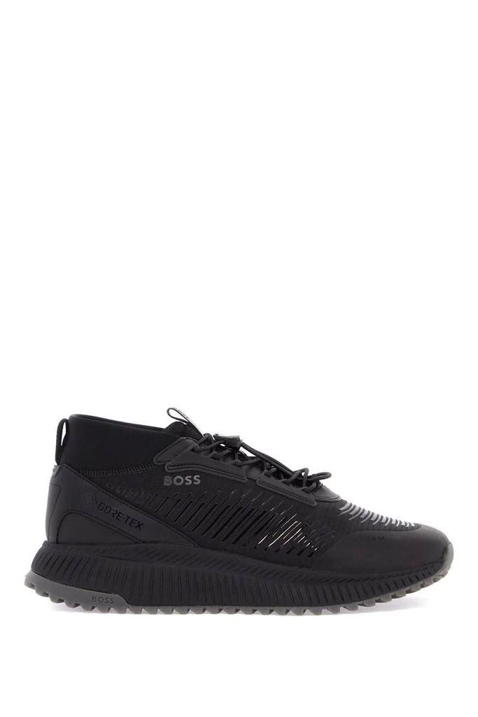 Hugo Boss black gore-tex waterproof sneakers with non-slip sole 1