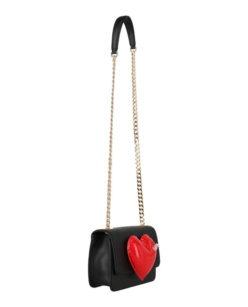 Moschino Inflatable Heart Leather Shoulder Bag 4