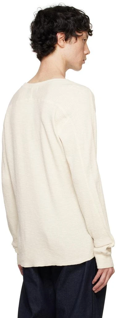 RRL Off-White Textured T-shirt 3