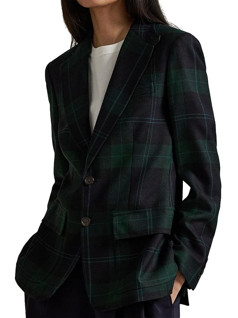 Ralph Lauren Plaid Wool Blazer 4