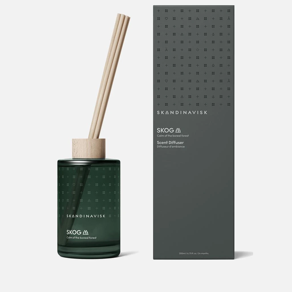 SKANDINAVISK Clear Glass Reed Diffuser - Skog - 200ml 3