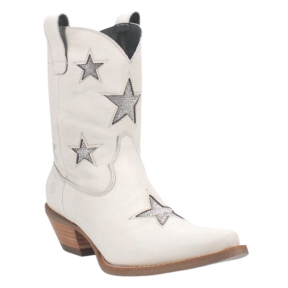 Dingo Star Struck Tooled Inlay Snip Toe Cowboy Boots 2