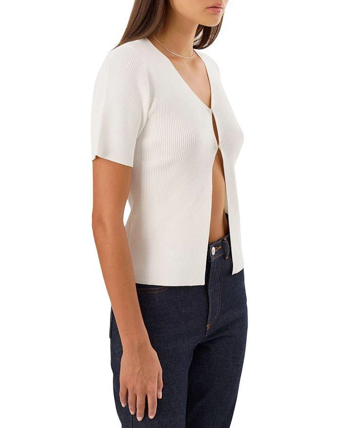 LaMarque Aurelie Ribbed V Neck Top 4