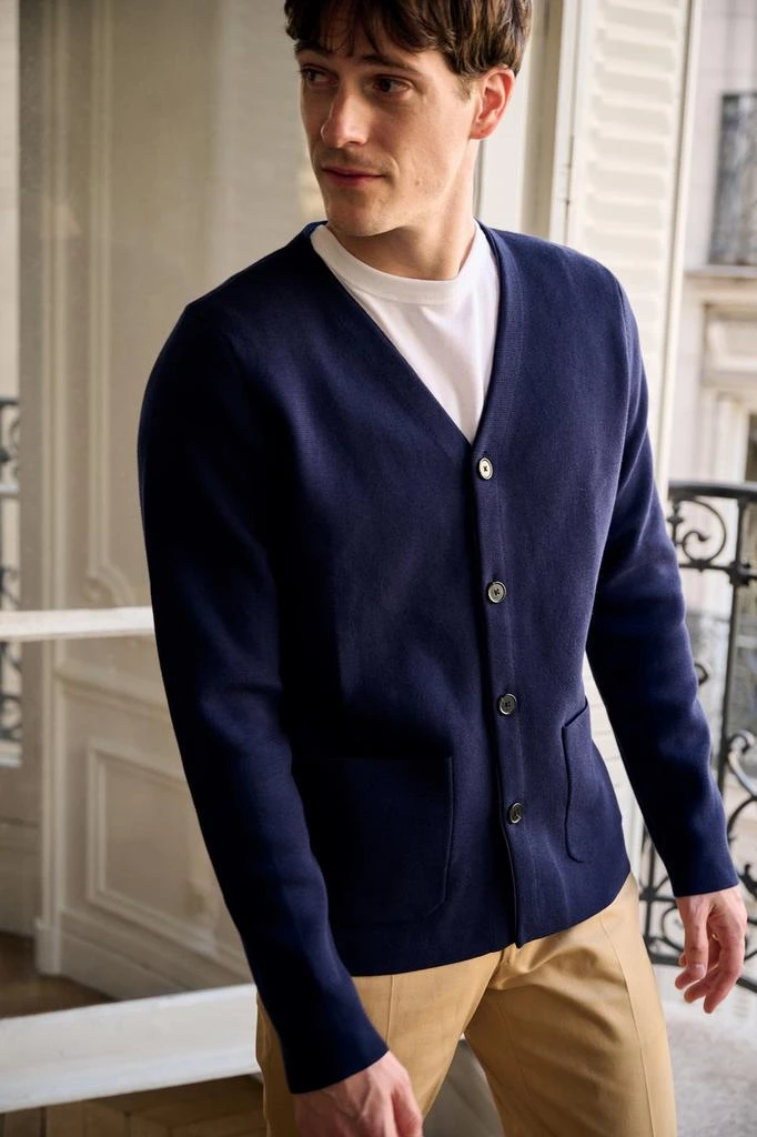 Fursac Fursac - Cardigan - Bleu Indigo 1