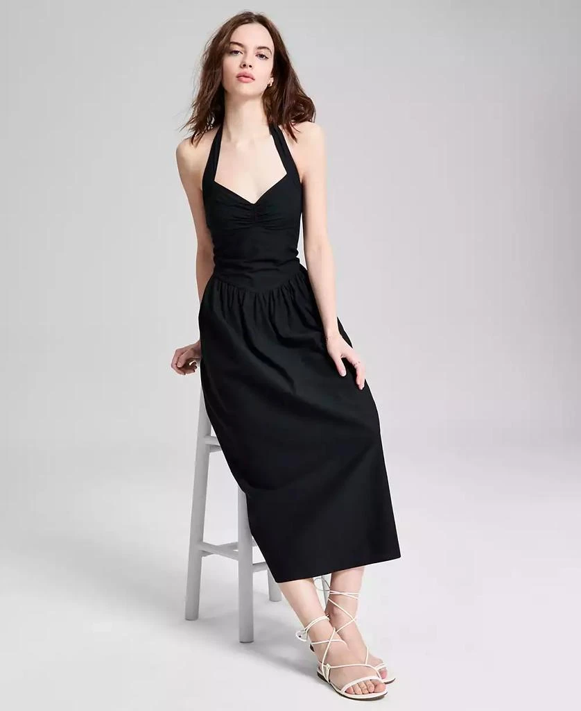 Women's Halter Sweetheart-Neck Dress, Exclusively at Macy's  On Sale Now  with Up to 40% Off | Discover Exclusive Deals & Savings at BeyondStyle   Authentic And Now This dress|women's fashion|dresses with