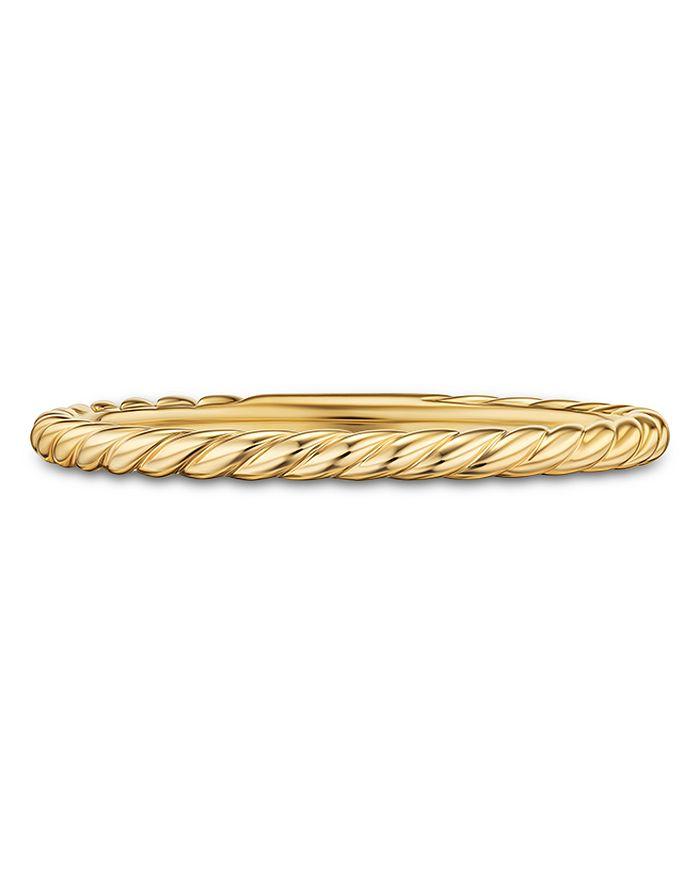 David Yurman Petite Modern Renaissance® Band Ring in 18K Yellow Gold, 1.7mm