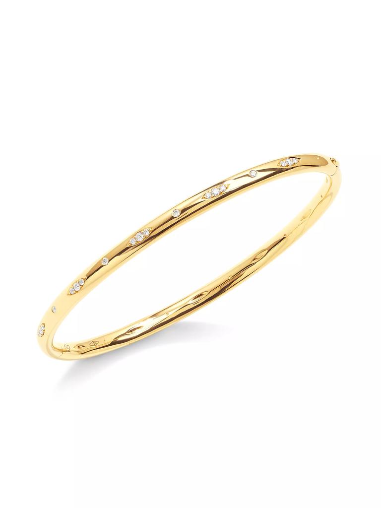 Tamara Comolli Gypsy 18K Yellow Gold & Diamond Pavé Bangle Bracelet