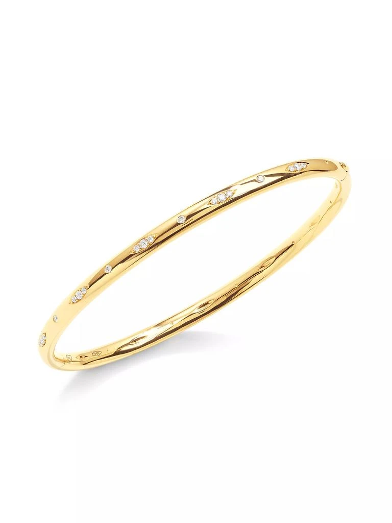 Tamara Comolli Gypsy 18K Yellow Gold & Diamond Pavé Bangle Bracelet 1