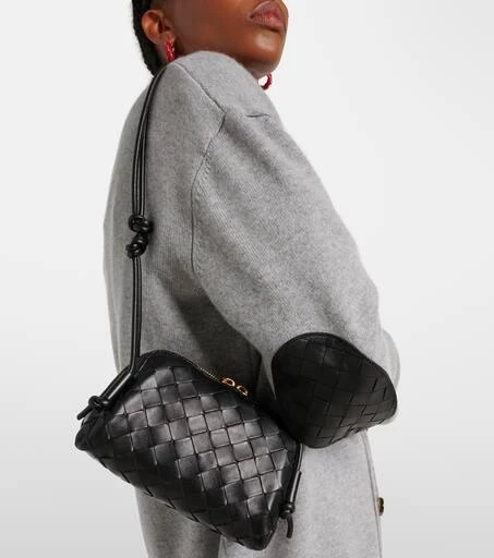 Bottega Veneta Concert Mini Intrecciato leather pouch 2