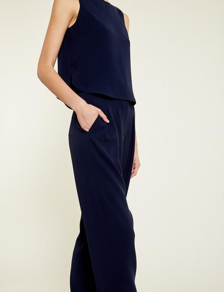 INES DE LA FRESSANGE Atalia navy blue pants