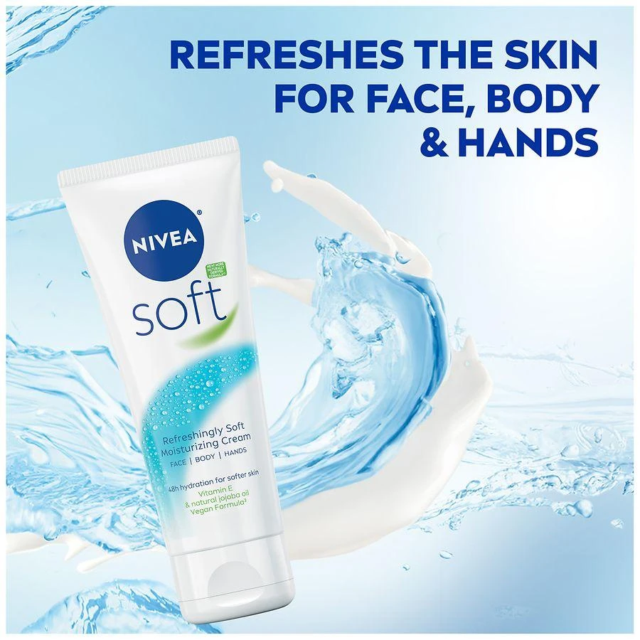 Nivea Refreshingly Soft Moisturizing Cream For Face, Body And Hands 5