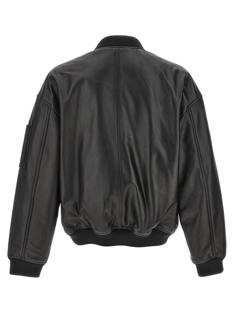 DSQUARED2 Dsquared2 Leather Bomber Jacket 2
