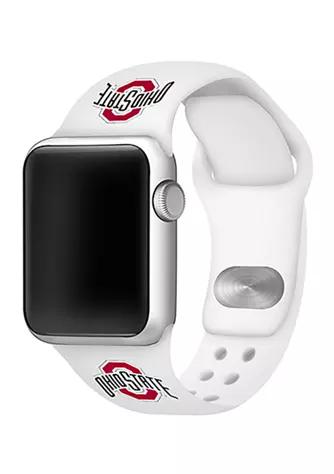 Affinity Bands NCAA Ohio State Buckeyes Silicone 42 Millimeter Apple Watch Band