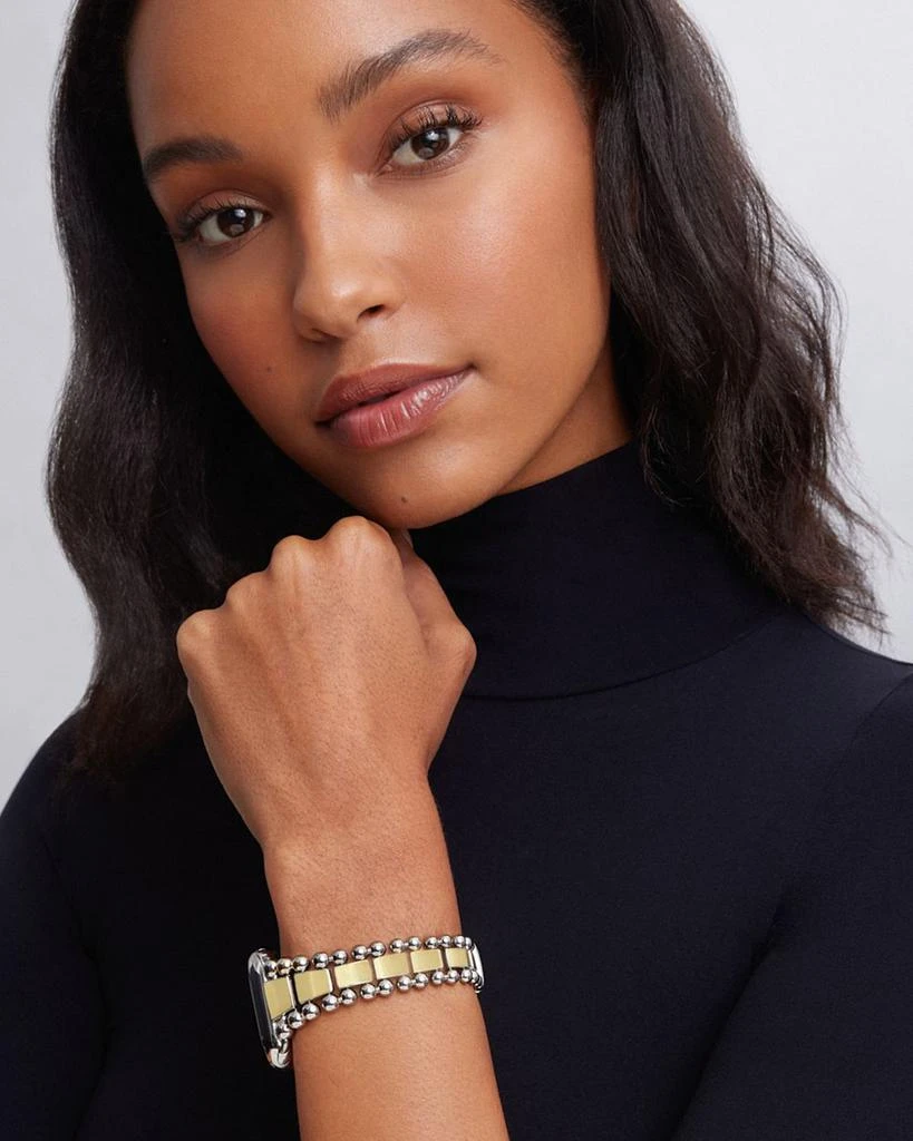 LAGOS Smart Caviar Stainless Steel 18K Gold Apple™ Watch Bracelet, 42-44mm 3
