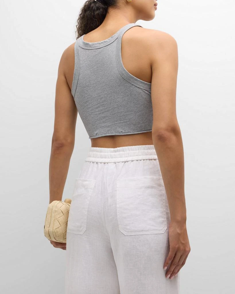 A.L.C. Halsey Cropped Scoop-Neck Tank Top 3