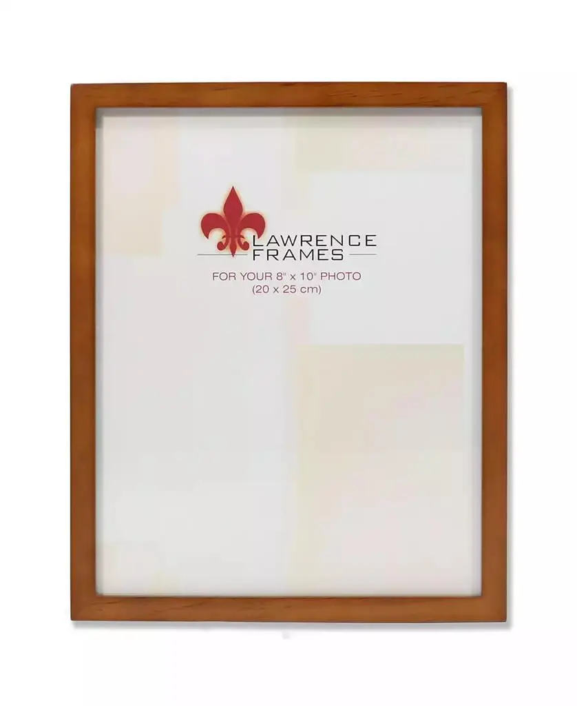 Lawrence Frames 766080 Nutmeg Wood Picture Frame - 8" x 10"