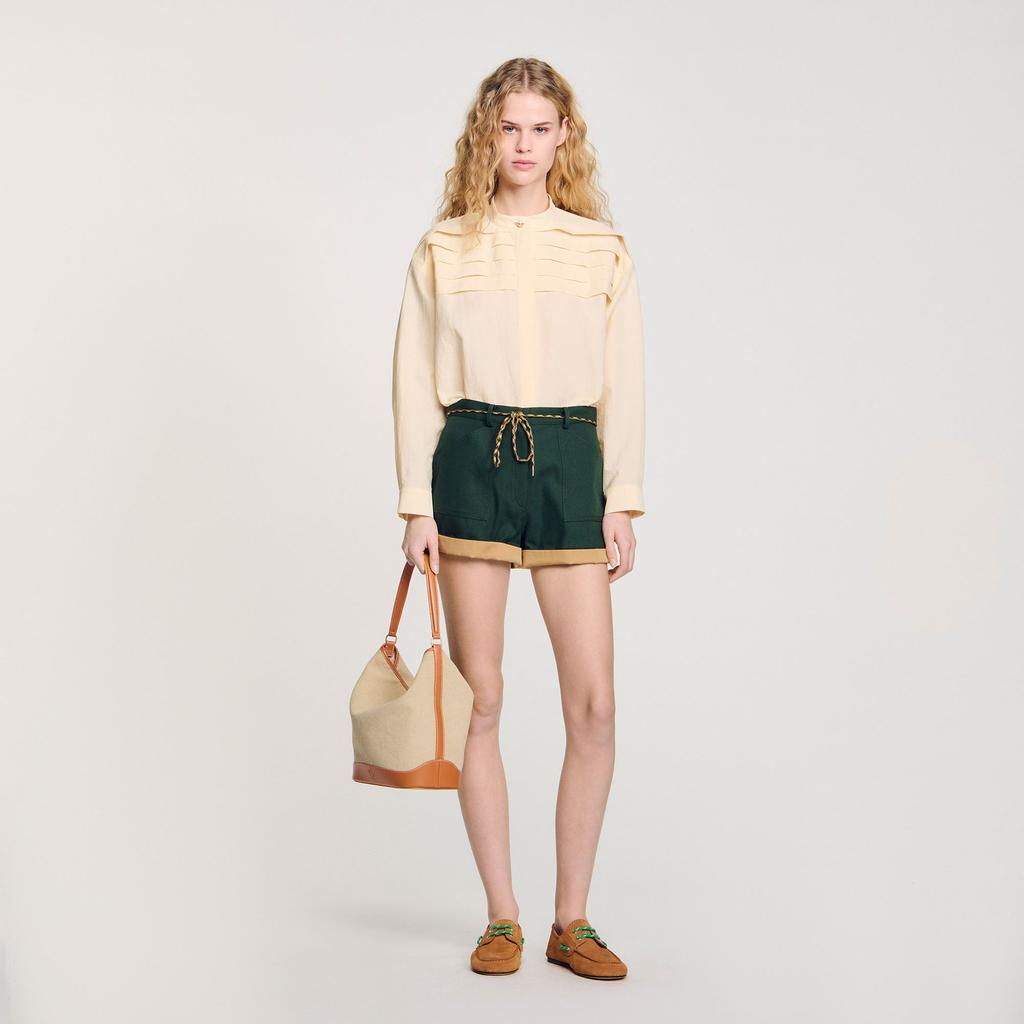 Sandro Jewellery detail shirt