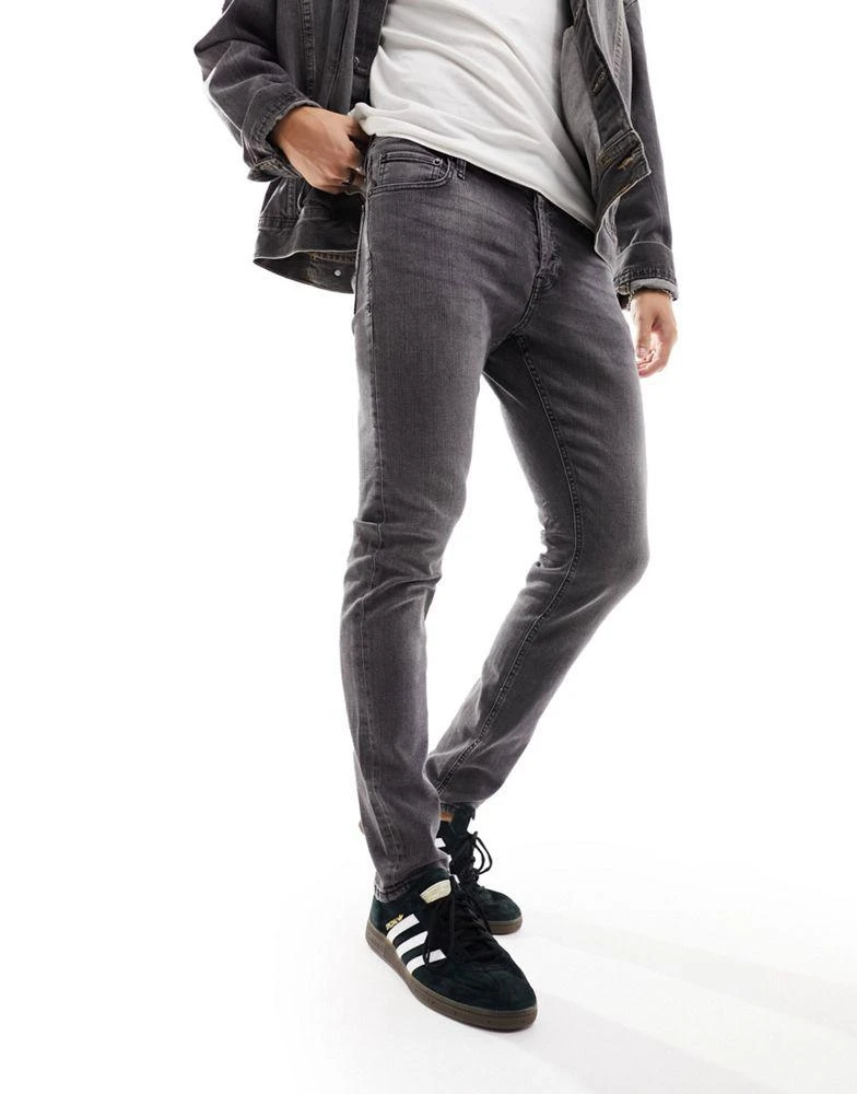 Jack & Jones Jack & Jones Glenn slim jeans in grey 1