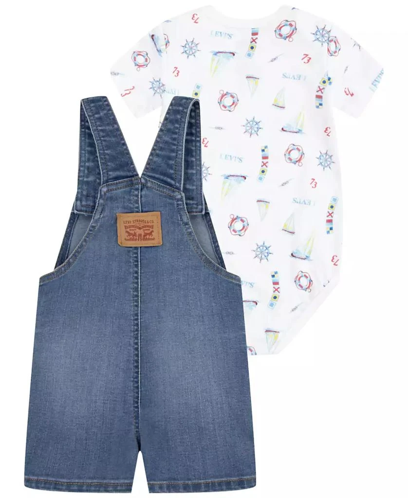 Levi's Baby Boys Sailing Bodysuit and Shortalls, 2-Piece Set 2